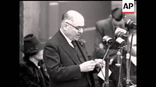 LENIN MEMORIAL UNVEILED AT FINSBURY - SOUND