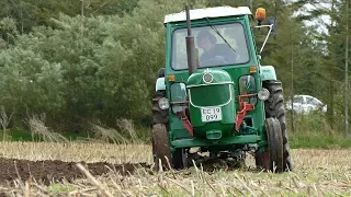 Deutz D3005 Ploughing w/ 2-Furrow Skjold Plough | Working Hard in The Field | Danish Agriculture