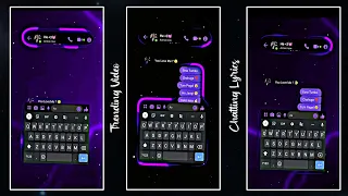 Trending Instagram Chatting Style Lyrical Video Editing In Alightmotion-How to make Trending chat