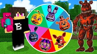 VESZÉLYES FNAF KERÉK A MINECRAFTBAN!