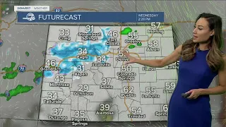 Warm and dry for Tuesday, snow by Thursday