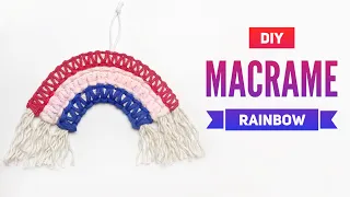 HOW TO | Macrame Rainbow