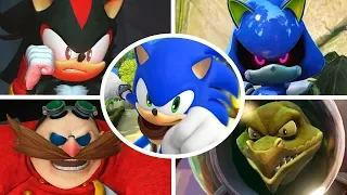 Sonic Boom Rise of Lyric - All Bosses + Cutscenes