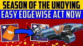 Destiny 2 Undying Seal - EASY EDGEWISE - Fastest Way to Complete FIRST IMPRESSIONS