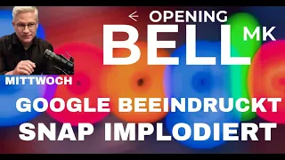 Google beeindruckt | Gewinnmitnahmen bei Microsoft | Snap kollabiert