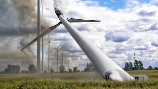 Dramatic Wind Turbine Fails, Collapses and Astonishing Moments