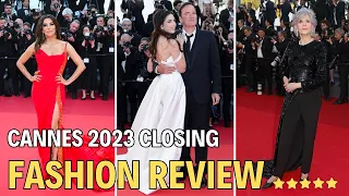 Cannes 2023 Closing Night Fashion Tops And Flops ⭐️⭐️⭐️⭐️⭐️