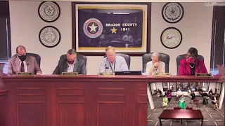 Brazos County Commissioners Court 09-08-20