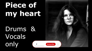 Janis Joplin - Pîece of my heart (drums and vocals only)#janisjoplin #isolatedvocals #isolateddrums