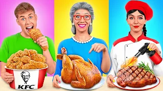 Défi De Cuisine Moi vs Grand-Mère | Situations Alimentaires Amusantes par Multi DO Challenge