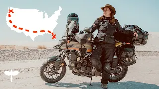 Solo Female Motorcycle Trip Across the USA in 34 DAYS | FULL TRIP