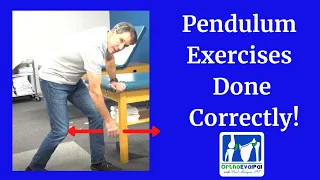 Pendulum Exercises Done Correctly!