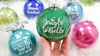 How to Make DIY Glitter Ornaments the Easy Way!