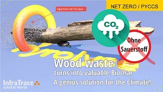 Wood waste turns into valuable Biochar.