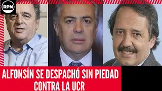 Alfonsín dejò NOCAUT de un solo golpe al radicalismo macrista: "Están alejadisimos de la UCR"