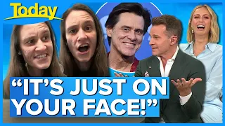 Hosts baffled after Jim Carrey lookalike does spot-on impersonation | Today Show Australia