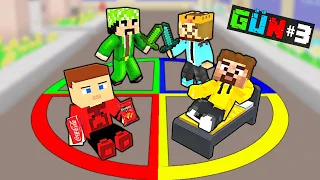 LAST ONE COMING FROM THE COLORED CIRCLE WINS! 😱 - Minecraft
