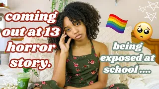 COMING OUT AT 13 HORROR STORY | coming out story | just jordyn