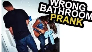 WRONG BATHROOM ! PRANK IN BRAZIL !