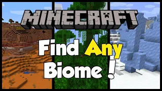 How to Find Any Biome Easily in Minecraft 1.19! (With or Without Cheats/Commands)