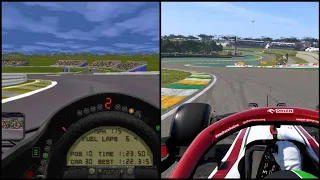 Evolution of Sao Paulo in F1 Games in 3 laps