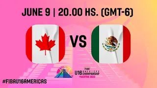 QUARTER-FINALS: Canada v Mexico | Full Basketball Game | FIBA U16 Americas Championship 2023