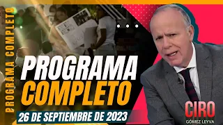 Secuestran a siete jóvenes en Zacatecas | Ciro Gómez Leyva | Programa Completo 26/septiembre/2023