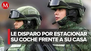 Ex militar dispara y mata a su vecino en Veracruz