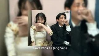 IU | Love wins all | sped up | English version