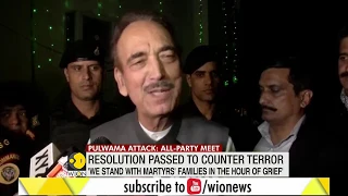 Pulwama attack: We stand by the Army, says Gulam Nabi Azad