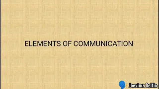 CHAPTER I - COMMUNICATION PROCESSES, PRINCIPLES AND ETHICS
