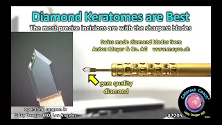 CataractCoach™ 2205: diamond keratomes are best for cataract surgery