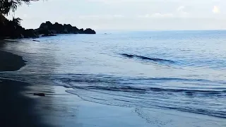 The sound of sea waves on the beach Wave Relaxation