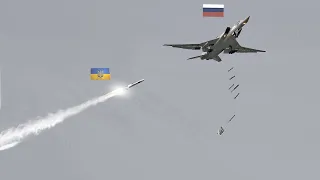 Scary moment! Ukraine's long-range missiles It crashed into a Russian Tu-22M3 strategic bomber.