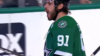 Tyler Seguin and Jamie Benn barely miss, can't believe it