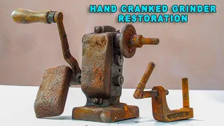 Restoring Antique Hand Cranked Grinder  #Restoration