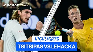 Tsitsipas STORMS into semi-final | Australian Open 2023 | Eurosport Tennis