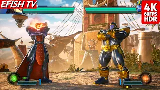 Dormammu & Doctor Strange vs Thanos & Ultron (Hardest AI) Marvel vs Capcom: Infinite | PS5 4K 60FPS