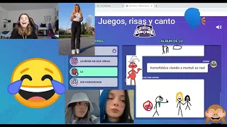 Luli González juega al Gartic Phone con Marti Benza, Bri Domínguez y Angie Velasco