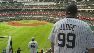 Globe Life Field is the home of the Rangers. But this week, it’s Aaron Judge’s house