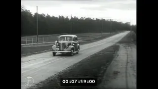 Modern Highway in Estonia (1939) Restored