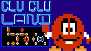 Clu Clu Land (FC · Famicom / NES) original video game | 40-land session for 1 Player 🎮