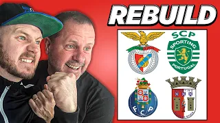 We REBUILD clubs from Portugal // [Benfica, Sporting, Porto & Braga Compilation]