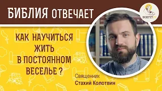 Как научиться жить в постоянном веселье? - Библия отвечает. Священник Стахий Колотвин