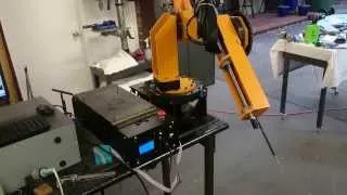 Homemade Industrial Robot - First Accuracy and Repeatability Tests