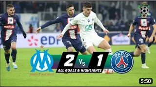 PSG vs Marseille 1 2   Extended Highlights & All Goals