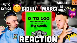 Reaction on Sidhu Mooss Wala | 0 To 100 | official Audio | ReactHub Sidhu Moosewala Mxrci Ep No Name