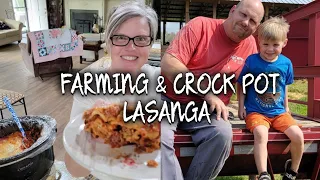 Busy Day Farming, Farm Audit & Crock Pot Lasagna