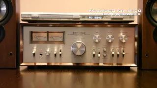 Kenwood KA-9100 Vintage Integrated Amplifier: Hi-Fi Stereo Amplifier demo