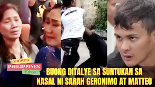 LATEST! BUONG DITALYE sa SUNTUKAN sa KASAL ni Sarah Geronimo at Matteo Guidicelli